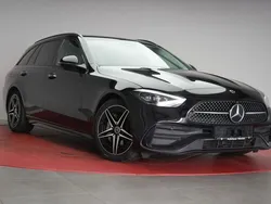 Schwarz Gebraucht 2021 Mercedes C220 AMG line Limousine | 31.490 € (Fairer Preis)