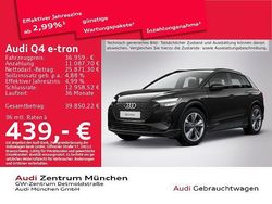 Mythosschwarz metallic Gebraucht 2023 Audi Q4 e-tron S-Line SUV | 36.959 € (Etwas zu teuer)