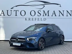 Denimblau metalliclack Gebraucht 2022 Mercedes A35 AMG AMG Limousine | 39.950 € (Fairer Preis)