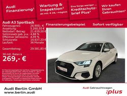 Ibisweiß Gebraucht 2022 Audi A3 Sportback e-tron Ambiente Kleinwagen | 26.900 € (Fairer Preis)