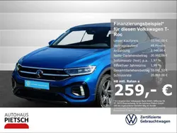 Blau Gebraucht 2024 VW T-Roc Cabriolet R-line Cabrio | 33.940 € (Guter Preis)