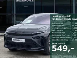 Schwarz Neu 2025 Skoda Enyaq iV SportLine SUV | 59.990 € (Teuer)