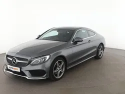 Grau Gebraucht 2016 Mercedes C180 AMG line Coupé | 23.060 € (Etwas zu teuer)