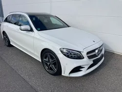 Weiß Gebraucht 2019 Mercedes C220 AMG line Limousine | 25.500 € (Fairer Preis)