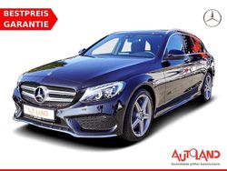 Schwarz Gebraucht 2018 Mercedes C250 AMG line Kombi | 27.950 € (Etwas zu teuer)