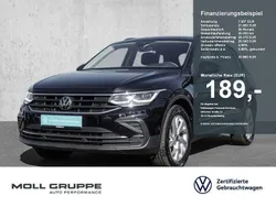 Deep black perleffekt Gebraucht 2023 VW Tiguan Life SUV | 32.980 € (Guter Preis)