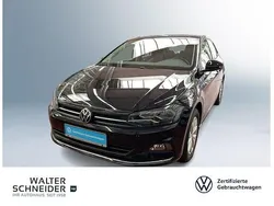 Deep black perleffekt Gebraucht 2021 VW Polo Highline Kleinwagen | 16.350 € (Fairer Preis)