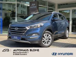 Stargazing blue / mic Gebraucht 2017 Hyundai Tucson Advantage SUV | 16.990 € (Fairer Preis)