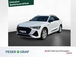 Gletscherwei¿ metallic Gebraucht 2023 Audi e-tron Sportback S-Line SUV | 53.890 €