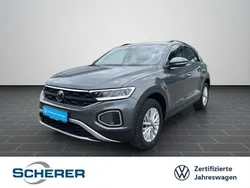 Indiumgrau metallic (metallic) Gebraucht 2024 VW T-Roc Life SUV | 22.900 € (Fairer Preis)