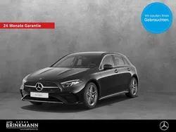 Schwarz Gebraucht 2024 Mercedes A200 AMG line Limousine | 31.364 € (Fairer Preis)