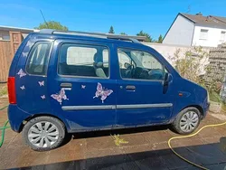 Blau Gebraucht 2003 Opel Agila Kleinwagen | 500 € (Fairer Preis)