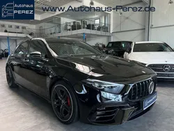 Kosmosschwarz metallic Gebraucht 2023 Mercedes A45 AMG Premium Plus Limousine | 57.889 € (Fairer Preis)
