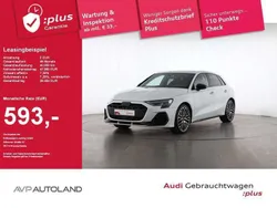 Gletscherweiss metallic Gebraucht 2024 Audi S3 Ambiente Limousine | 47.990 € (Fairer Preis)