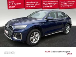 Navarrablau metallic Gebraucht 2021 Audi Q5 S-Line SUV | 42.450 € (Etwas zu teuer)
