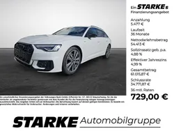 Weiß (gletscherweiß metallic) Gebraucht 2025 Audi A6 S-Line Kombi | 59.890 € (Fairer Preis)