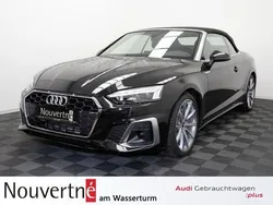 Mythosschwarz metallic Gebraucht 2023 Audi A5 Cabriolet S-Line Cabrio | 43.950 € (Fairer Preis)