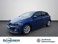 Reef blue metallic (metallic) Gebraucht 2021 VW Polo GTI Limousine | 22.700 € (Fairer Preis)