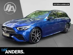 Spektrablau Gebraucht 2022 Mercedes C300 AMG Limousine | 38.494 € (Guter Preis)
