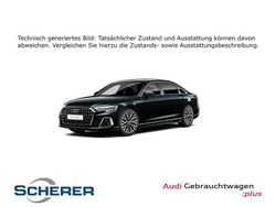 Mythosschwarz metallic Gebraucht 2022 Audi A8L Ambiente Limousine | 66.990 € (Teuer)