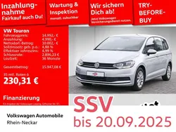 Silber Gebraucht 2017 VW Touran Trendline Van / Kleinbus | 14.992 € (Fairer Preis)