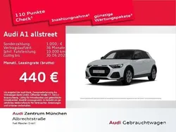 Gletscherweiß metallic Gebraucht 2025 Audi A1 Ambiente Kleinwagen | 35.122 € (Teuer)
