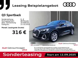 Mythosschwarz metallic Gebraucht 2024 Audi Q3 S-Line SUV | 36.724 € (Guter Preis)