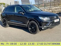 Schwarz Gebraucht 2017 VW Touareg Exclusive SUV | 17.999 € (Fairer Preis)