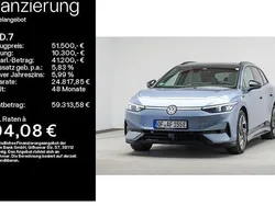 Blau Gebraucht 2024 VW ID.7 Pro Limousine | 51.500 € (Teuer)