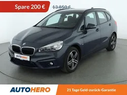 Blau Gebraucht 2015 BMW 218 Active Tourer Sport Line Van / Kleinbus | 12.720 € (Fairer Preis)