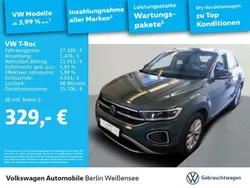 Blau Gebraucht 2022 VW T-Roc Style SUV | 27.389 € (Etwas zu teuer)