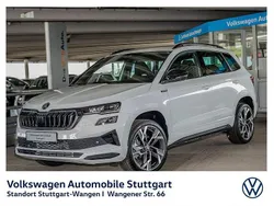 Moonweiß perleffekt Gebraucht 2025 Skoda Karoq SportLine SUV | 35.430 € (Fairer Preis)