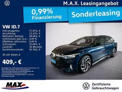 Aquamarinblau metallic schwarz Gebraucht 2024 VW ID.7 GTX Limousine | 57.979 € (Fairer Preis)