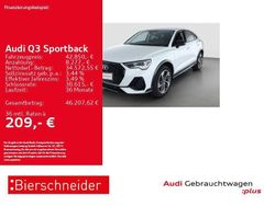 Gletscherweiß metallic Gebraucht 2025 Audi Q3 Sportback S-Line SUV | 42.850 € (Etwas zu teuer)