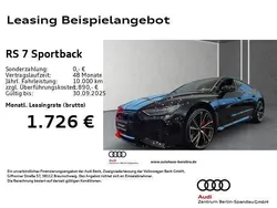 Sebringschwarz kristalleffekt Neu 2024 Audi RS7 Sportback Performance Kleinwagen | 143.644 € (Superpreis)