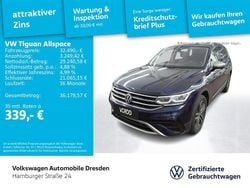 Atlantic blue metallic Gebraucht 2022 VW Tiguan Allspace Elegance SUV | 32.490 € (Guter Preis)