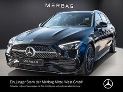 Lack obsidianschwarz Gebraucht 2024 Mercedes C200 AMG Kombi | 44.730 €