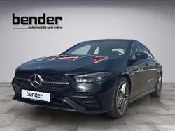 Nachtschwarz Gebraucht 2023 Mercedes CLA200 AMG line Coupé | 39.900 € (Teuer)