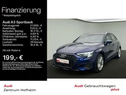 Blau Gebraucht 2021 Audi A3 Sportback e-tron Ambiente Limousine | 21.998 € (Superpreis)