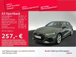 Distriktgrün metallic Gebraucht 2024 Audi A3 S-Line Limousine | 35.872 € (Fairer Preis)