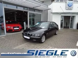 Schwarz Gebraucht 2003 BMW 316 Compact Advantage Kleinwagen | 3.950 € (Teuer)