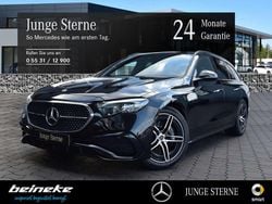 Lack obsidianschwarz Gebraucht 2024 Mercedes E220 AMG Kombi | 55.950 € (Teuer)