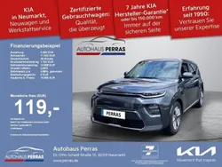 Grau gravitygrau metallic Gebraucht 2021 Kia Soul EV Vision SUV | 19.990 € (Superpreis)