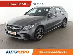 Grau Gebraucht 2021 Mercedes C180 AMG line Limousine | 27.600 € (Superpreis)