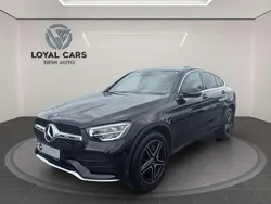 Schwarz Gebraucht 2022 Mercedes GLC220 AMG Coupé | 42.800 € (Etwas zu teuer)