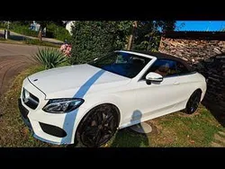 Weiß Gebraucht 2017 Mercedes C180 AMG Cabrio | 21.000 € (Superpreis)