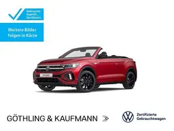 Kings red metallic/schwarz Gebraucht 2022 VW T-Roc Cabriolet R-line Cabrio | 29.430 € (Fairer Preis)