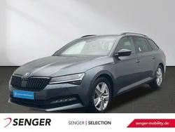 Quarzgrau metallic met. Gebraucht 2021 Skoda Superb SportLine Kombi | 27.990 € (Fairer Preis)