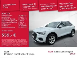 Gletscherweiß metallic Gebraucht 2024 Audi Q3 Advanced SUV | 36.980 € (Fairer Preis)