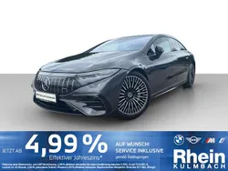 Grau Gebraucht 2022 Mercedes EQS580 Electric Art Limousine | 71.590 € (Guter Preis)